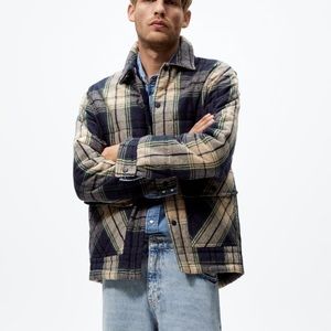 Mens XL Plaid Jacket